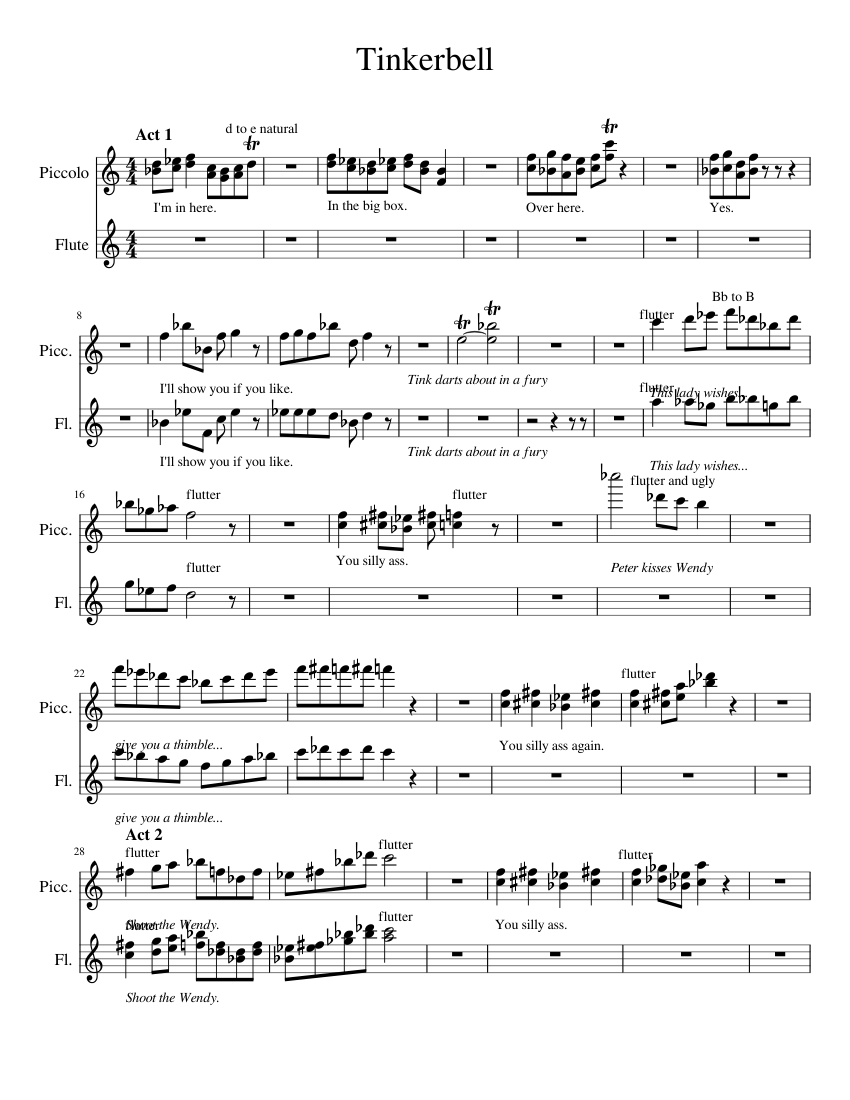 Tinkerbell - piano tutorial