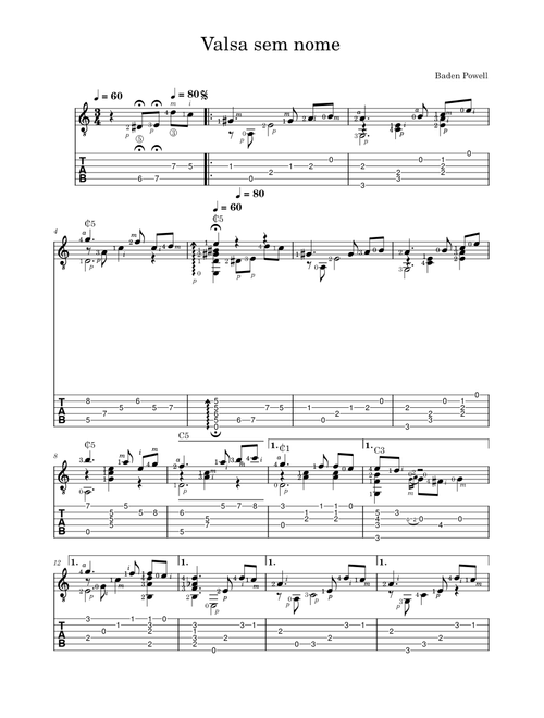Valsa sem nome – Baden Powell Valsa sem nome by Baden Powell