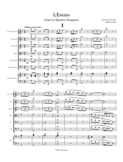 L'Estate—Antonio Vivaldi