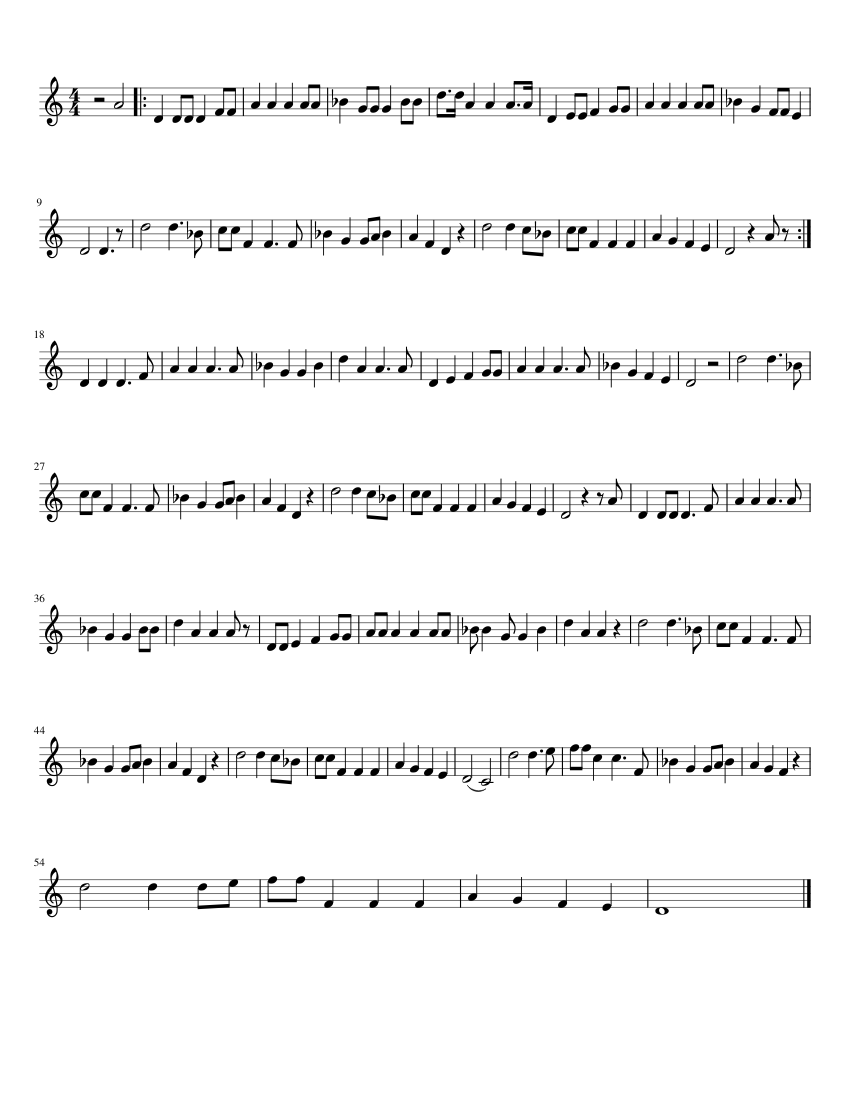 The Wellerman Sheet Music For Trumpet In B-flat (Solo) | Musescore.com