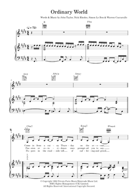 Free Duran Duran sheet music | Download PDF or print on