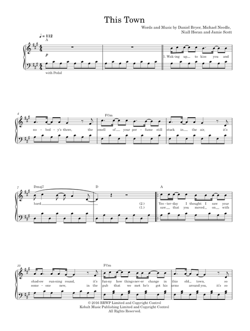 This town - Niall Horan (Piano-Voice-Guitar)