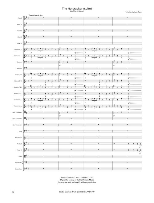 The Nutcracker (suite), Op.71a - 2. March
