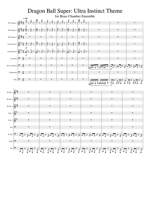 Dragon Ball Super: Ultra Instinct Theme - Brass Chamber Ensemble