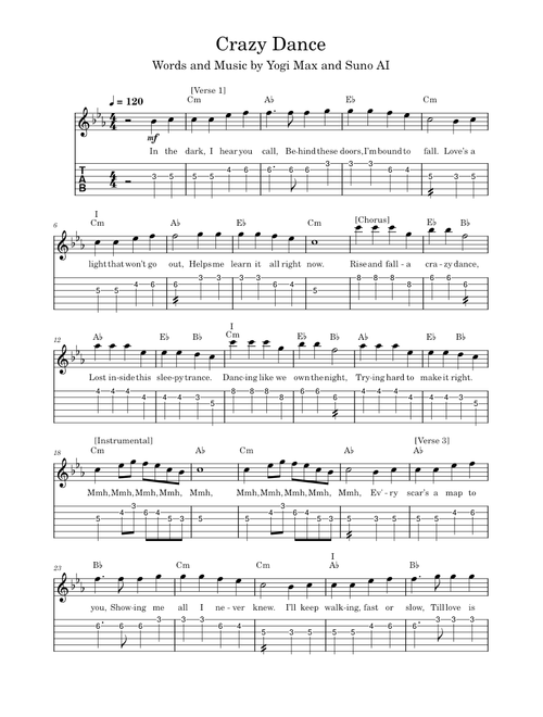 Crazy Dance in Eb Major