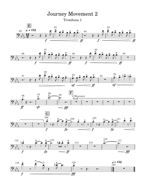 Journey Movement 2 Trombone 1