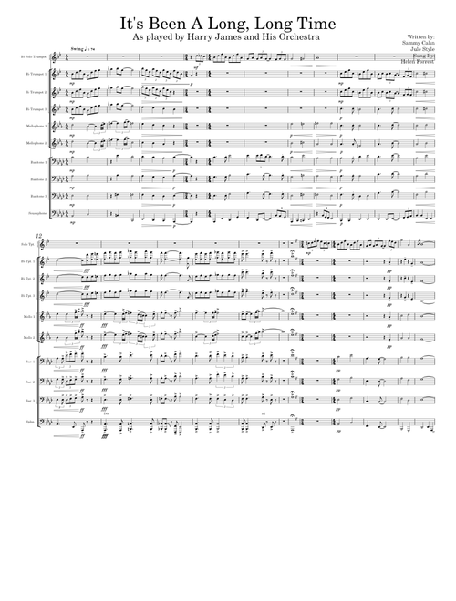 It's Been A Long, Long Time - Drum Corps Lot Style