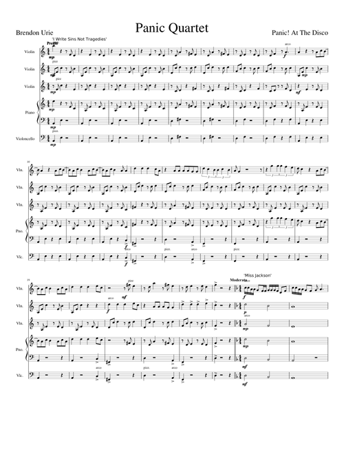 Panic! at the disco medley