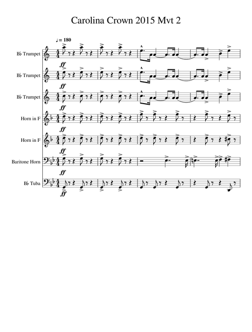 Carolina Crown 2015 Mvt. 2 (Dies Irae)