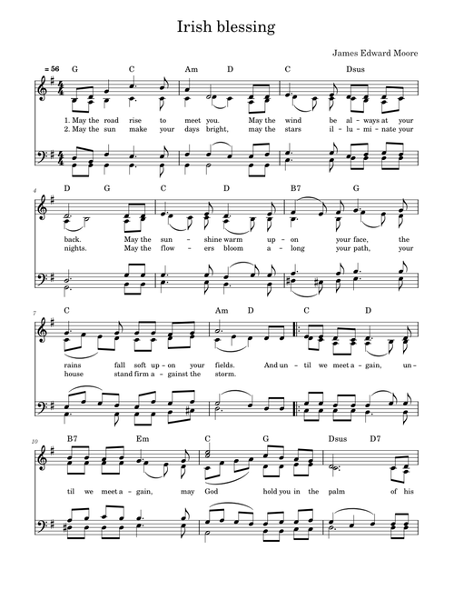 Irish Blessing - J.E. Moore