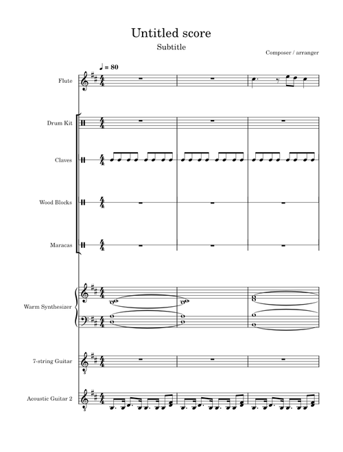 att53 sheet music arranged by enavpham
