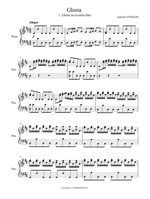 Vivaldi's Gloria in excelsis Deo