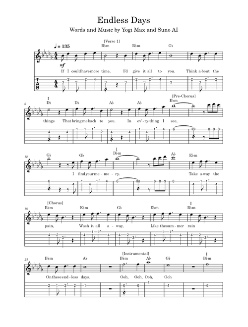 Endless Days in Bb Minor