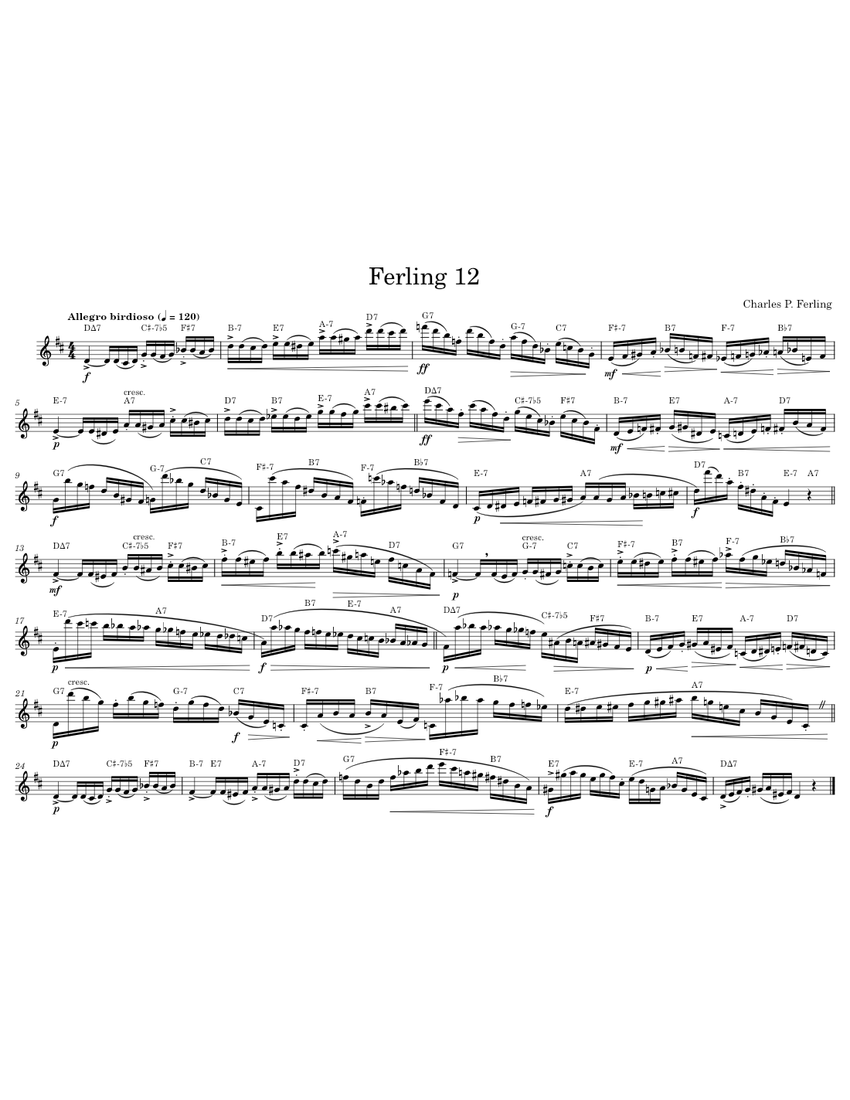 Ferling 48 famous studies saxophone new arrivals