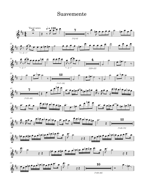 Suavemente – Elvis Crespo Suavemente Trumpet