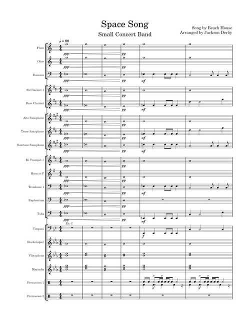 Space Song | Small Concert Band