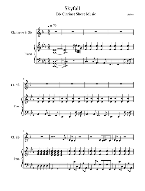 Skyfall Bb Clarinet