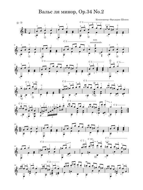 Waltz in A minor, B.150 – Frédéric Chopin