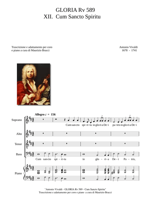 Gloria Rv 589 - A. Vivaldi - 12 Cum Sancto Spiritu