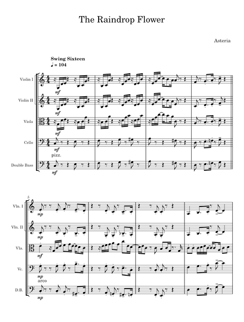 The Raindrop Flower - Asteria