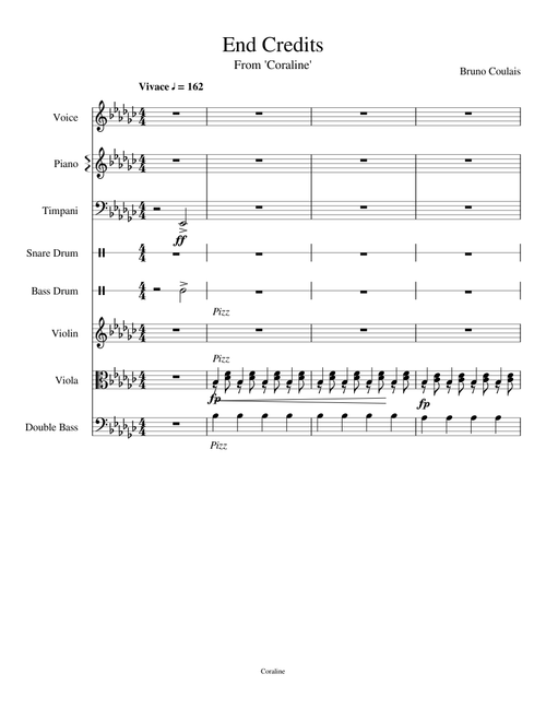 End Credits (arranged for ensemble)
