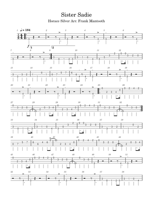 Sister sadie – Horace Silver