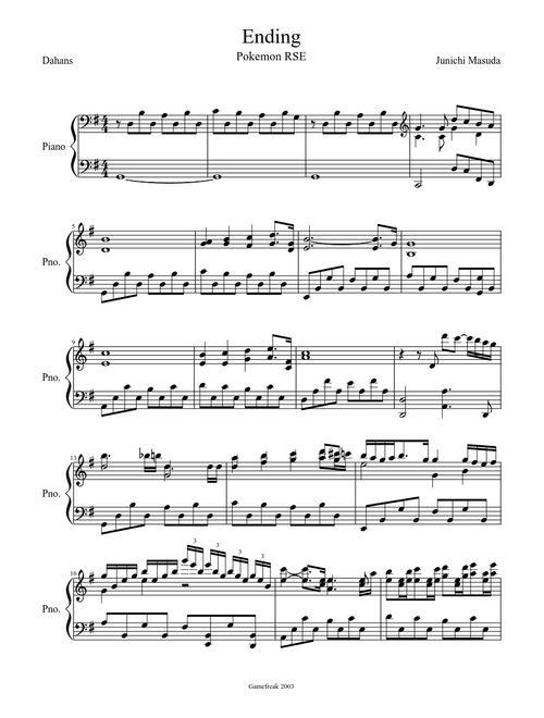 R/S/E Ending Theme