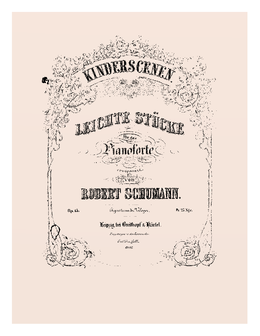Schumann - Kinderszenen, Op. 15 Sheet Music for Piano (Solo