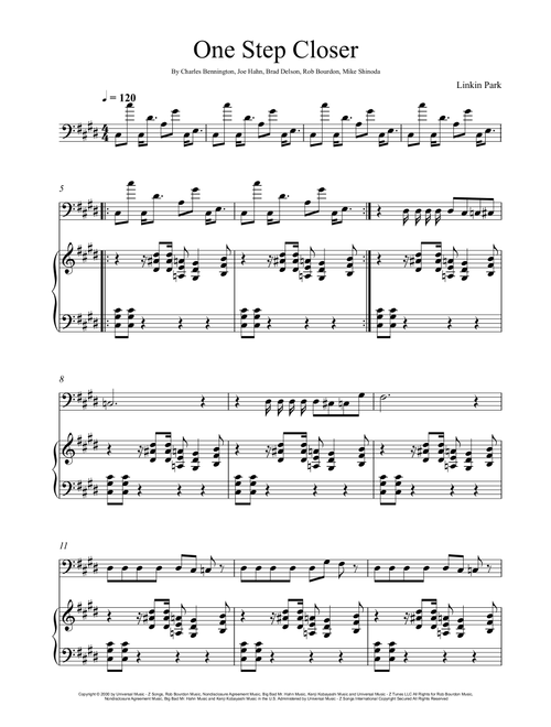 One Step Closer (Arr. André Laitano) - Linkin Park (Instrumental Duet and Piano)