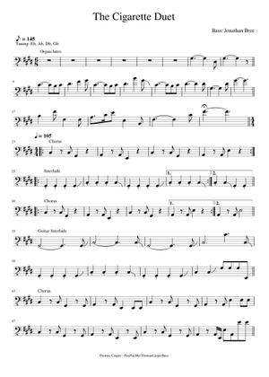 cigarette duet piano Cigarette Duet Sheet Music for Piano (Solo) easy