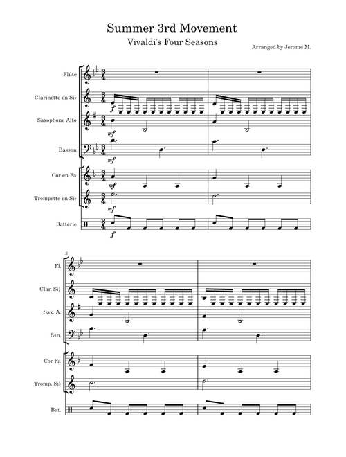 The four seasons - summer – Antonio Vivaldi Summer