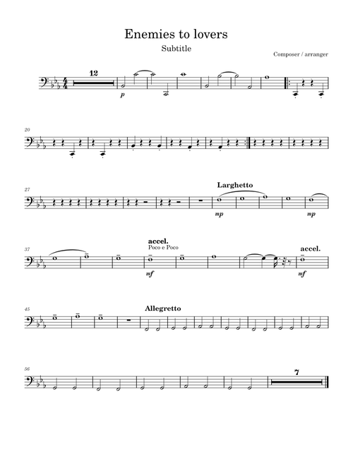 Enemies to lovers Cello 3
