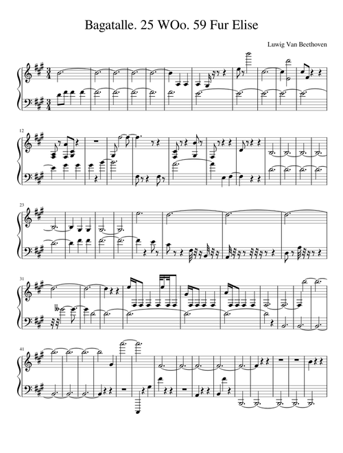 Hard Fur Elise