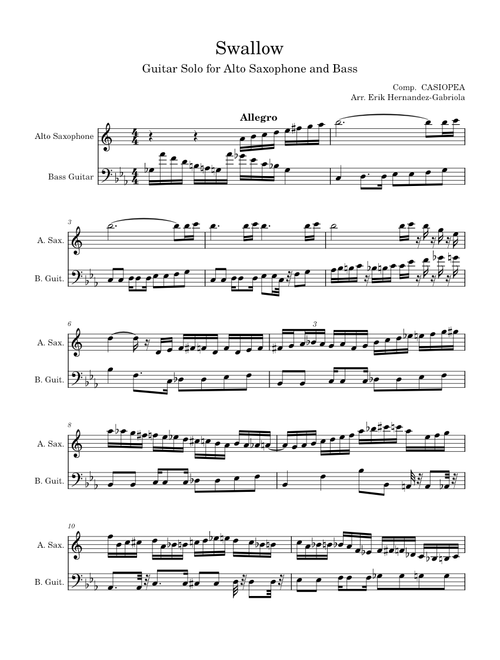 Swallow – Casiopea