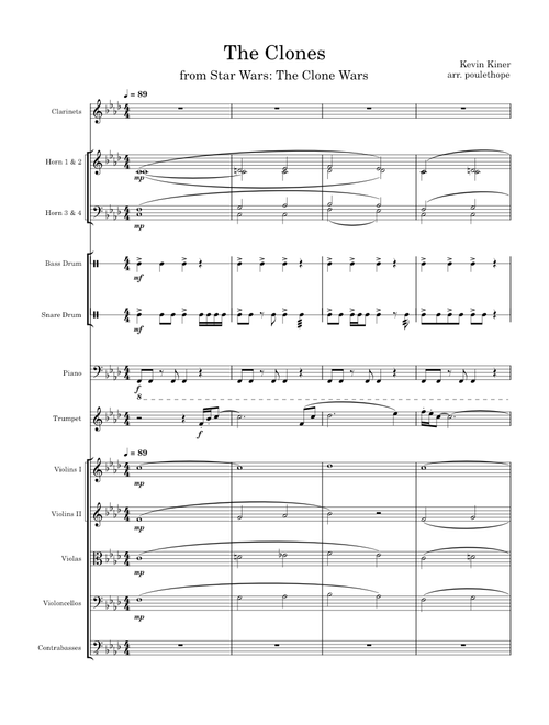 The Clones – Kevin Kiner Orchestral Transcription