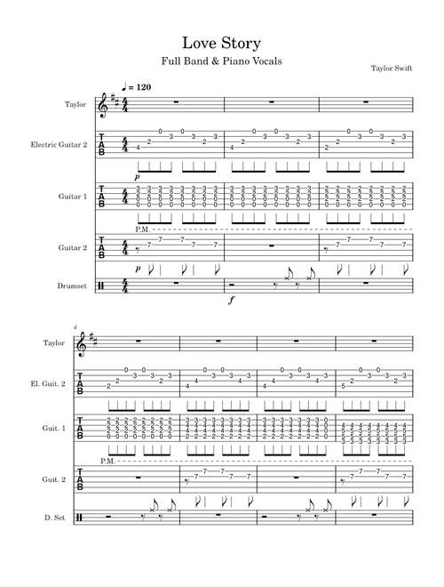 Love story – Taylor Swift (Full Band w/ Piano Vocals)