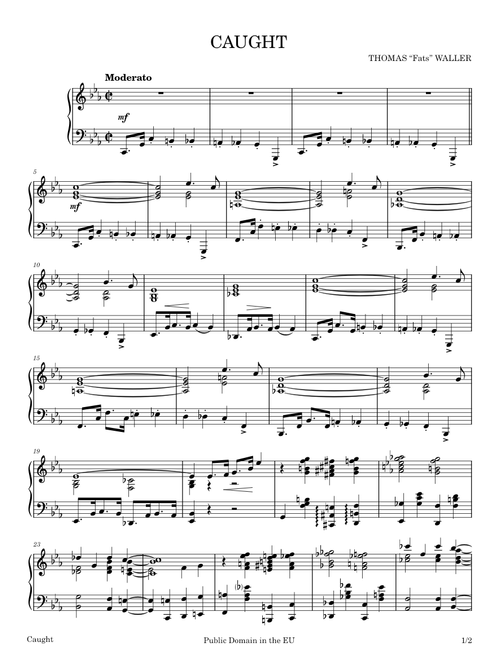 Caught – Thomas "Fats" Waller