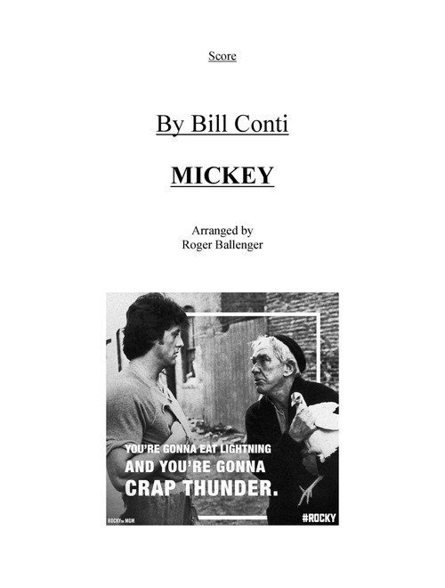 Mickey (Arr. Roger Ballenger) - Bill Conti (Woodwind Ensemble)