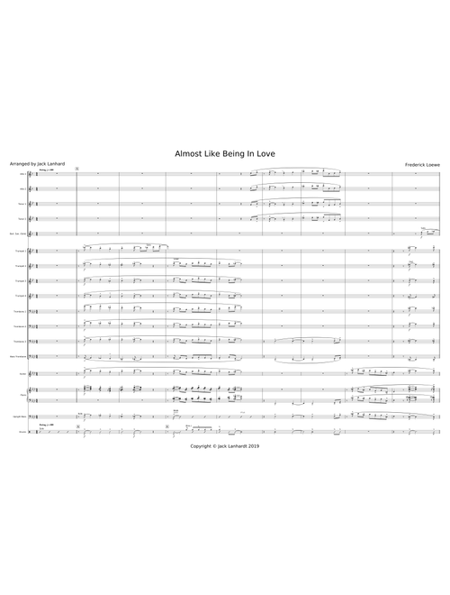 Almost Like Being in Love - Frederick Loewe