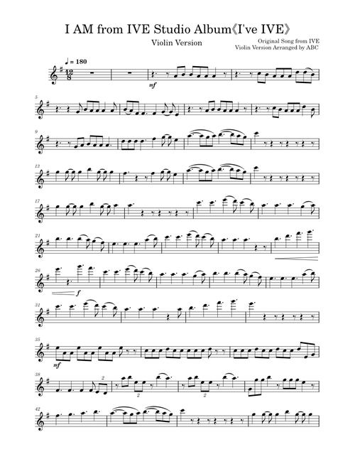 I AM – IVE (아이브) I AM- Violin Version