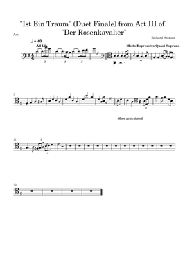 Free Der Rosenkavalier by Richard Strauss sheet music | Download