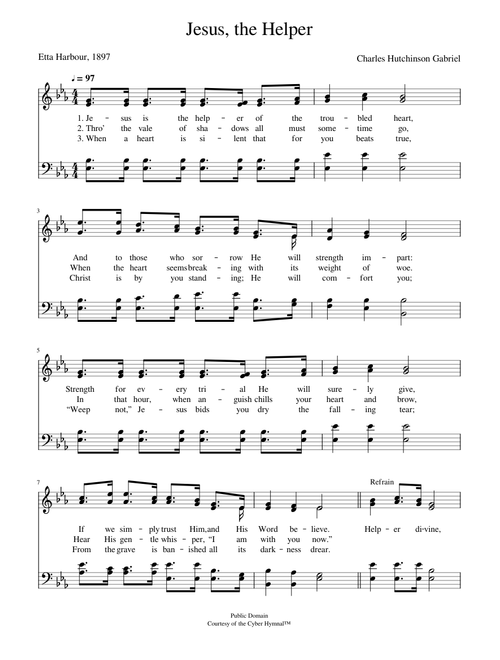 Jesus, the helper - Charles H. Gabriel