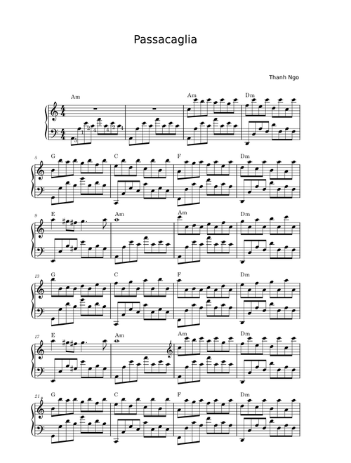 Passacaglia – NgoThanh-Music