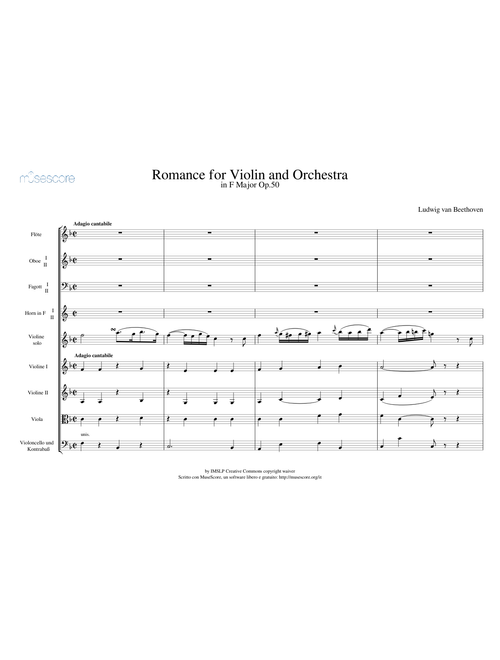 Romance for Violin and Orchestra