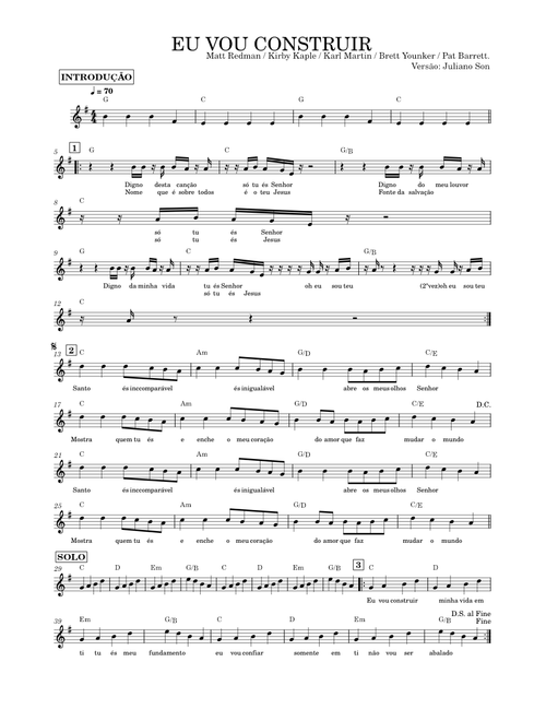 Build My Life - Matt Redman