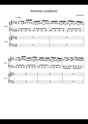 Dimrain47 - (24) Buzztone Symphony Sheet Music for Piano, Celesta ...