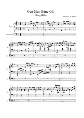 Free Bằng Kiều sheet music | Download PDF or print on Musescore.com Image Bằng Kiều image beautiful - Free Bằng Kiều sheet music | Download PDF or print on Musescore.com