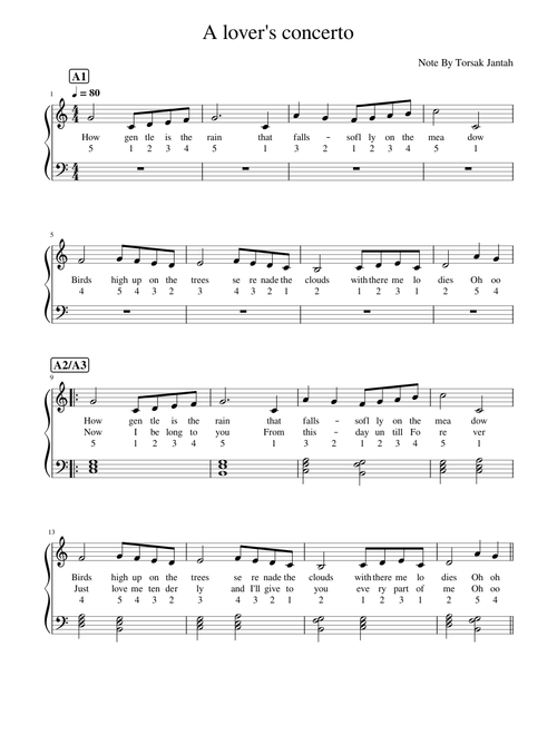 A lover's concerto-C-Live1