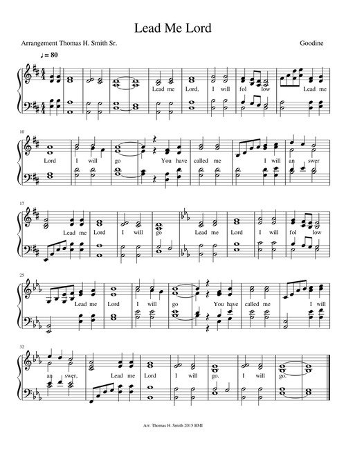 LEAD ME LORD