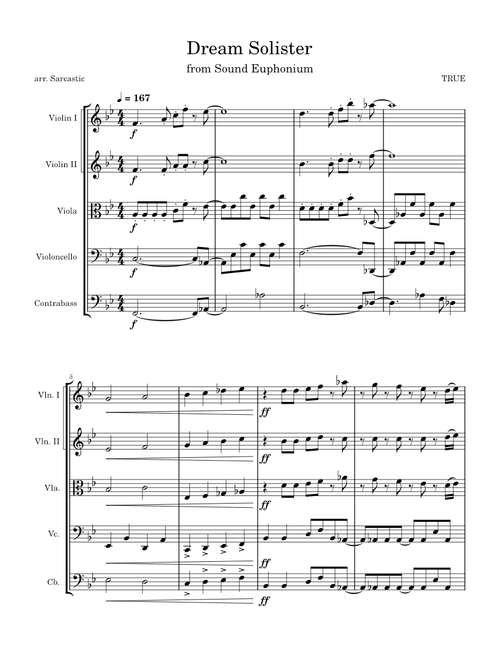 Dream Solister – Miho Karasawa and TRUE for String Orchestra